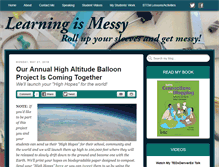 Tablet Screenshot of learningismessy.com